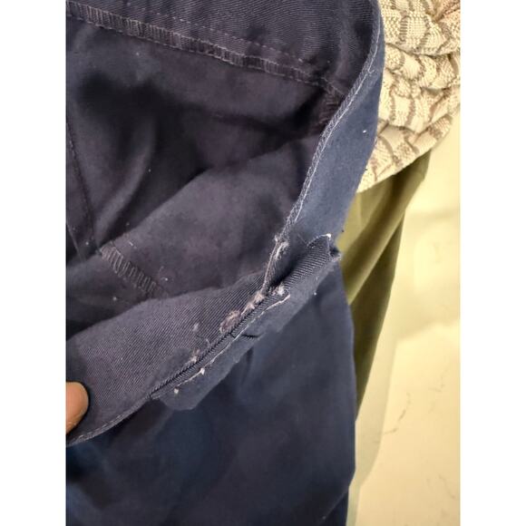 Vintage 80s 90s Christy Girl NY Dark Blue Pleated Pants Size 30 USA Made - Picture 7 of 8